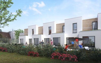 Construction de logements à Illkirch (Alsace, Grand-Est)