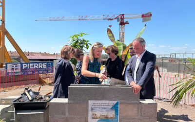 Première pierre à l&rsquo;EHPAD de Rambervillers, dans les Vosges